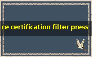 ce certification filter press cloth